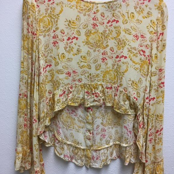 MINKPINK Hi/Lo, Boho, Long Bell Sleeves GentlyWorn - Picture 2 of 8